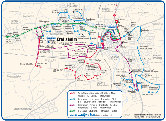 Liniennetzplan 2013